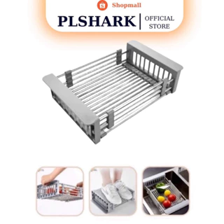 Rổ gác bồn rửa chén PLSHARK đa năng cực tiện lợi cho gian bếp - Kệ gác bồn rửa chén thông minh đa năng