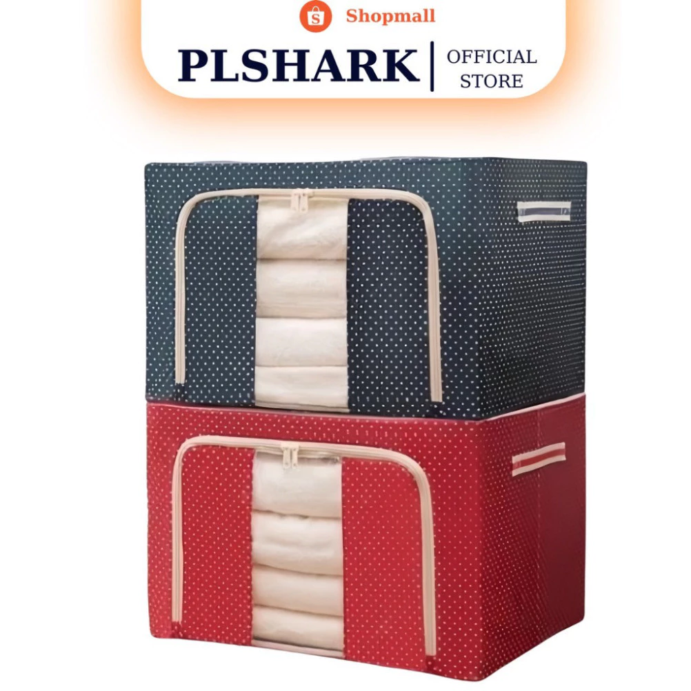 Túi Đựng Quần Áo PLSHARK Khung Thép Gấp Gọn Bảo Quản Quần Áo Bền Đẹp Sạch Sẽ