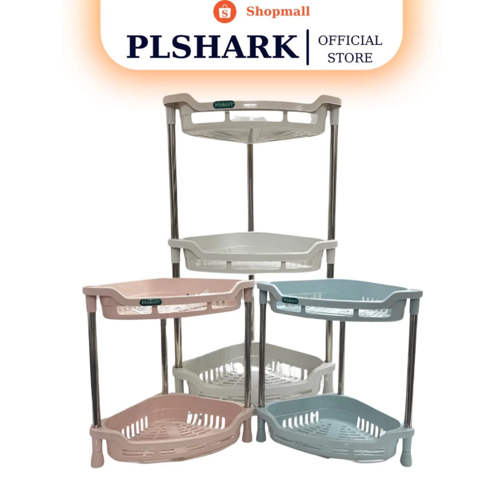 Kệ góc nhà tắm Việt Nhật chắc chắn chịu lực tốt - Kệ tam giác inox 3 tầng nhựa VIỆT NHẬT [ HÀNG VIỆT NHẬT ]