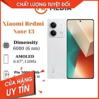 Điện thoại Xiaomi Redmi note 13 5G Dimensity 6080 BH 12 Tháng - Không Đồng Kiểm
