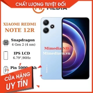 Điện thoại Xiaomi Redmi note 12R 5G Snapdragon 4 Gen 2  BH 18 Tháng - Không Đồng Kiểm