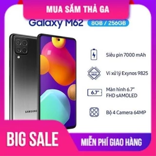 Điện Thoại Samsung Galaxy M62 (8GB/256GB) Hàng Chính Hãng