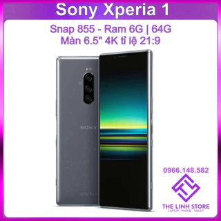 Điện thoại Sony Xperia 1 (Sony X1) màn OLED 6.5 inch 4K 21:9 - Snap 855 ram 6G - giảm giá sốc