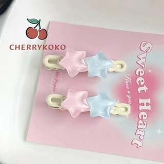 🍒🍒CHERRYKOKO Kẹp Tóc Ngôi Sao Năm Cánh ins Dễ Thương Vui Nhộn Và Ngọt Ngào Cho Nữ