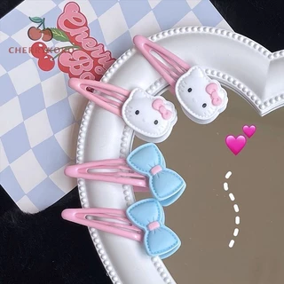 🍒🍒Cherrykoko Dễ Thương Kẹp Tóc Hình Kitty /nơ mini Kiểu Nhật Bản Đáng Yêu Cho Nữ