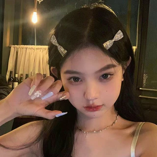 🍒🍒CHERRYKOKO Kẹp Tóc Nơ Đính Đá Zircon Lấp Lánh Cho Búp Bê Barbie