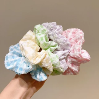 🍒🍒Cherrykoko Dây buộc tóc cao su bọc vải cotton nhiều màu sắc tùy chọn thời trang thu đông phong cách Hàn Quốc cho nữ