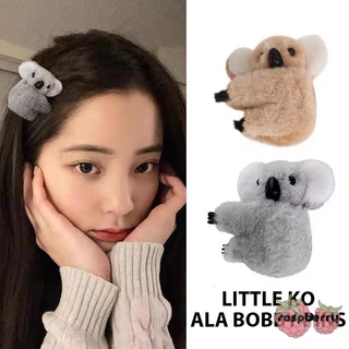 🍓Raspberry🍓 Kẹp Tóc Hình Gấu koala Bằng Lông Nhung Dễ Thương Xinh Xắn