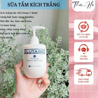 Sữa tắm dưỡng trắng da Body Glutanex Whitening In Shower Body Cream cấp ẩm, mềm mại da (Chai 300ml)