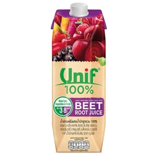 (Set 2 Hộp) Nước Ép Rau Củ & Củ Dền, Unif, Mixed Vegetable & Fruit Juice with Beet Root Juice (1000ml) - UNI-PRESIDENT