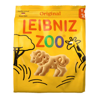 (Set 2 Gói) Bánh Quy Bơ Hình Thú, Leibniz, Zoo, Original Butter Biscuits (100g) - BAHLSEN