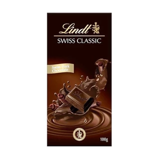 (Ship2h) Socola Đắng Thụy Sĩ, Swiss Classic, Swiss Dark Chocolate (100g) - LINDT
