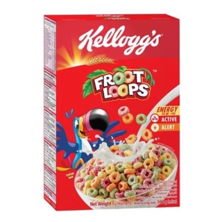 Ngũ Cốc Nhẫn Cầu Vồng, Froot Loops, Maize, Wheat, Barley Cereal (160g) - KELLOGG'S