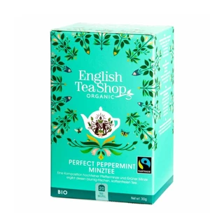 Quà tặng Trà Bạc Hà Hữu Cơ, Perfect Peppermint, 20 Túi Trà, 1.06 oz (30g) - ENGLISH TEA SHOP