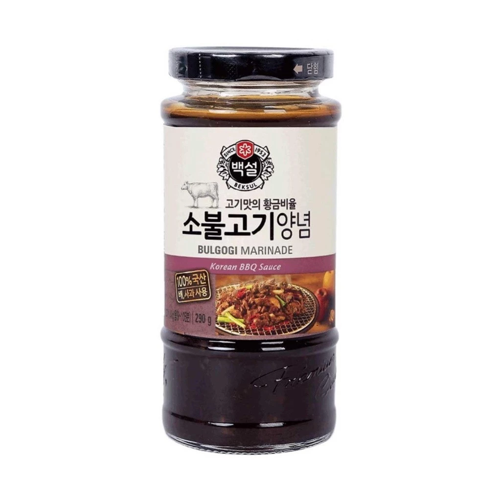 (Set 3 Lọ) Sốt Ướp Bulgogi Bò, Korean BBQ Sauce, Bulgogi Sauce for Beef (290g) - BEKSUL