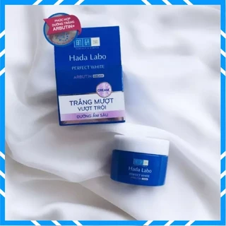 Kem Hada Labo Perfect White Arbutin CreamDưỡng Trắng Vượt Trội - Kem Hada Labo Màu Xanh 50g (shop giao mẫu mới nhất)