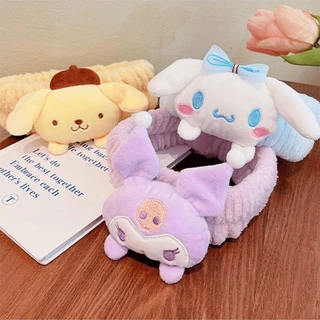 【ICE】Băng Đô Cài Tóc Sanrio Bằng Vải Bông Phong Cách Hàn Quốc Dễ Thương Thời Trang Cho Nữ