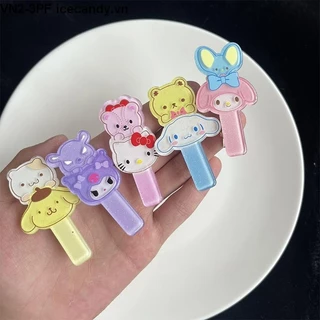 🥟ice🥟SANRIO Kẹp Tóc Bằng Acrylic Họa Tiết Hoạt Hình Đáng Yêu