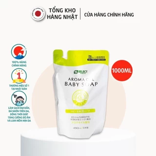 Sữa Tắm Tinh Dầu Thiên Nhiên Cho Bé S Select Nhật Bản (Gói Refill 450ml)