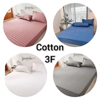 Ga giường,ga bo chun (không vỏ gối ) cotton 3F hàng mềm mịn, bóng đẹp , đủ kích thước nhiều màu sắc
