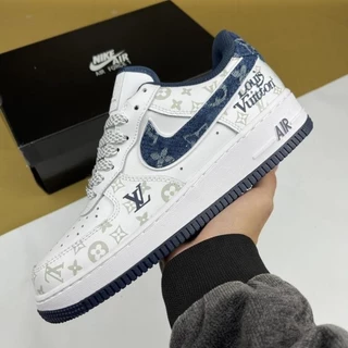 🔥Hot🔥 Giày Nike_AF1 LV Nam Nữ phối Louis Vuitton 2 màu siêu đẹp Full Box Bill