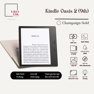 Máy đọc sách Kindle Oasis 2 - 8GB/ 32GB - Chính hãng Amazon