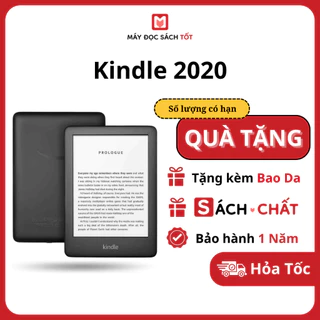 Máy đọc sách Kindle basic 2019 - 2020, tặng kho sách CỰC CHẤT