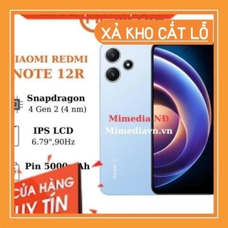 Điện thoại Xiaomi Redmi note 12R 5G Snapdragon 4 Gen 2  BH 18 Tháng - Không Đồng Kiểm