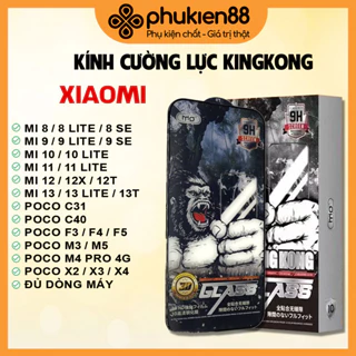 Cường lực KINGKONG MO Xiaomi Mi Poco C61 10 10T 11 11T 12 12T 9 9T C3 C31 C40 F3 F4 M2 M3 M4 X3 X4 Pro Gt 4G 5G Lite SE