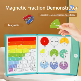 Wirlsweal ic Fraction Tiles Circles Book Percentage Decimal Fraction Learning Math Manipulators Trường tiểu học Hỗ trợ giảng dạy Đồ chơi giáo dục