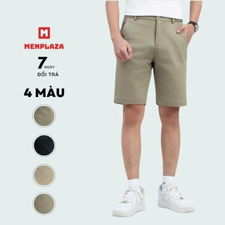 Quần Short Kaki Công Sở Nam VITIMEN Cao Cấp, Phom Suông Nhẹ Regular Fit, Thoáng Mát Chống Nhăn, Kháng Khuẩn