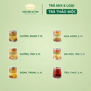 Trà Thảo Mộc, Trà Dưỡng Nhan, Trà Thanh Nhiệt MIX CÁC LOẠI (Đẹp Da, Giảm Cân, Mát Gan, Dễ Ngủ, Đẹp Dáng, Thanh Lọc)