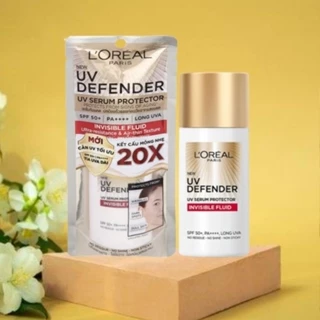 Kem chống nắng L'Oreal UV Defender Invisible Fluid SPF50+ .