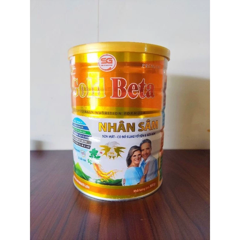 Sữa gold beta nhân sâm 900g- sữa dành cho người già tăng sức đề kháng và phục hồi sức khoẻ