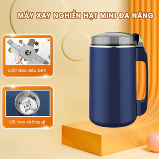 Máy Xay Hạt Khô Mini Đa Năng 4 Lưỡi Công Suất 300W Nghiền Bột Ngũ Cốc, Cafe Các Loại Hạt ( Loại Mới )