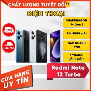 Điện thoại Xiaomi Redmi Note 12 Turbo - - BH 12 tháng hàng chính hãng