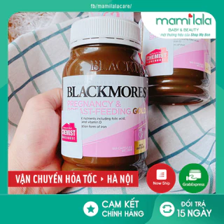 [Tem Chemist] Vitamin tổng hợp Blackmores Pregnancy Breast-Feeding Gold cho mẹ bầu và sau sinh 180v