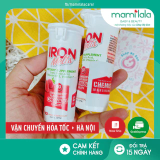 [Tem CHEMIST] Viên SẮT NGẬM bổ máu Iron Melts 50 viên - Xuất xứ Úc