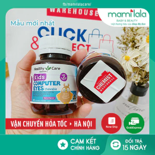 [Có Tem CHEMIST] Bổ mắt Healthy Care Kids Computer Eyes cho Bé 60 viên - ÚC