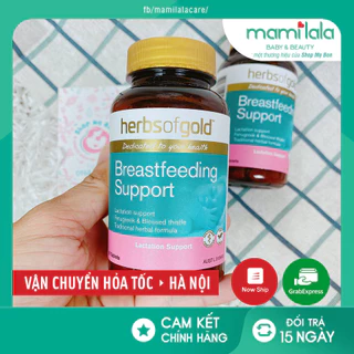 [CHUẨN AIR] Viên lợi sữa Breastfeeding Support Herbs of Gold - Úc