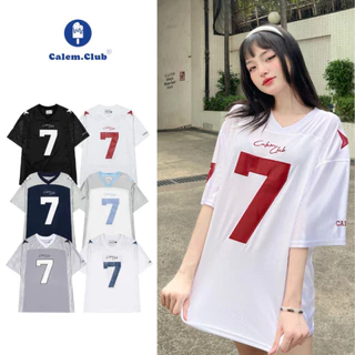 Calem Club - Áo thun bóng đá số 7 EMBROIDER SEVEN Jersey form unisex thể t