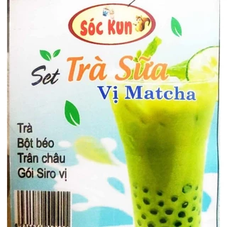 Sét Trà sữa vị Matcha