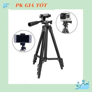 Giá đỡ chụp ảnh điện thoại tripod 3 chân 3110, 3120 kết hợp remote tương thích với nhiều dòng máy