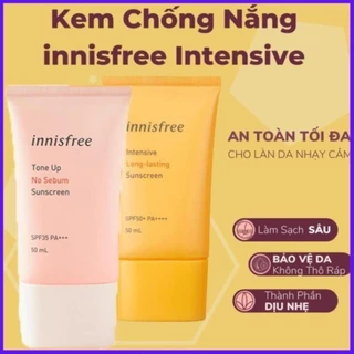 Kem chống nắng innisfree lâu trôi làm sáng da innisfree Intensive Triple Care Sunscreen SPF50+ 50ml ..