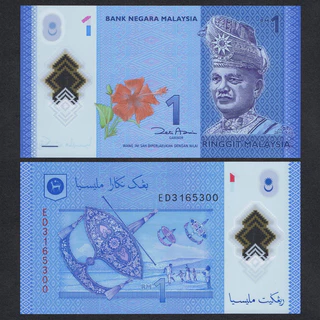 Lì xì sưu tầm tờ 1 Malaysia polymer