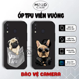 Ốp lưng Samsung M20 , M30 , M21 , M30s TPU cạnh vuông | MOOD case Ốp lưng bảo vệ camera