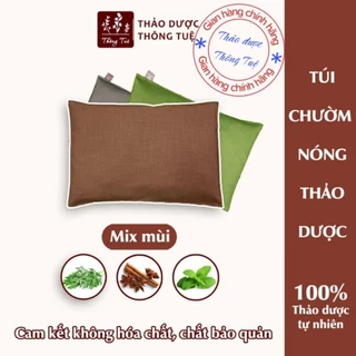 Túi Chườm Thảo Dược Thư giãn Giảm đau Mỏi Vài Gáy- Gối Chườm Nóng Dược Tổng hợp