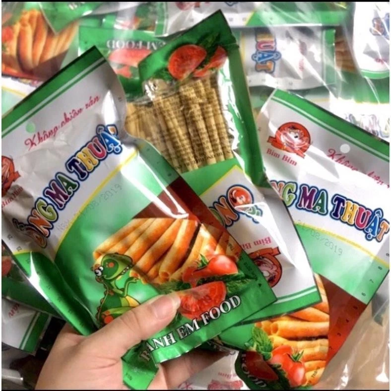 Bịch 30 Gói Snack Ống Ma Thuật, Đồ Ăn Vặt Trẻ Em