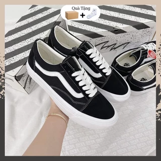 Giày Vans Vault Old Skool, Giày Sneaker Van Đen Vạch Trắng Nam Nữ Classic Younger Basic Full Box Bill || Van_ Vault