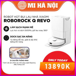 [Tặng nước lau sàn] Robot hút bụi lau nhà Roborock Q Revo / Q Revo MaxV 2024 - lễ hội sale